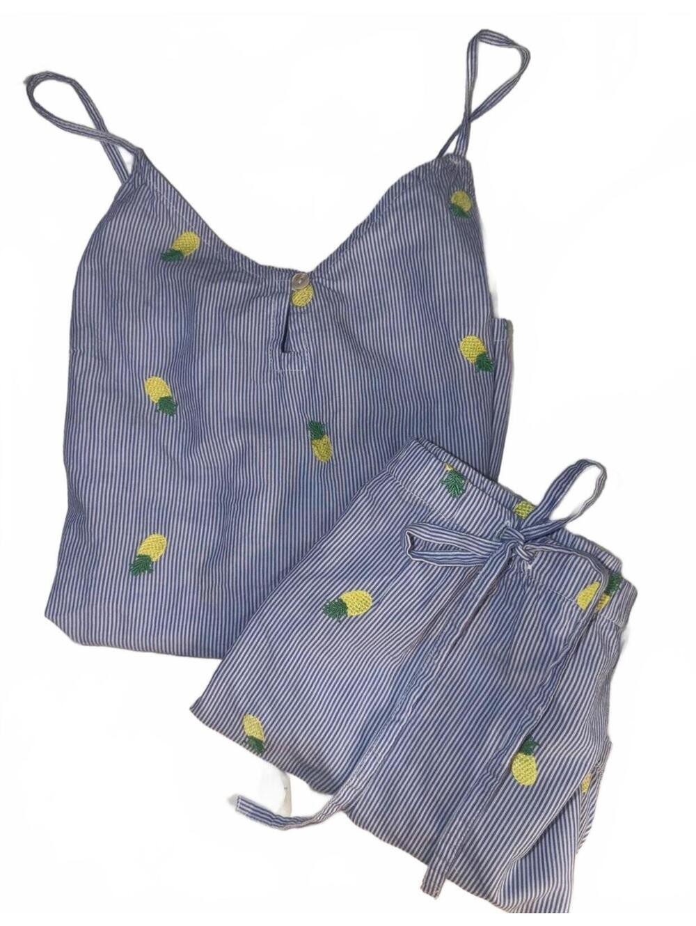 TABITHA WEBB Shorts and top Sleepwear Pineapple SET